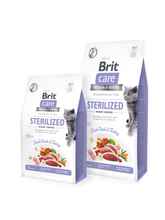 Brit Care Cat Aliment Sec pour Chat Grain-Free STERILIZED AND WEIGHT CONTROL
